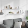 vidaXL Wall Shelves 2 pcs White 100x9x3 cm