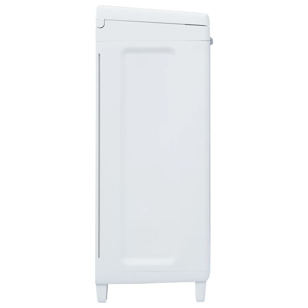 vidaXL Garden Dustbin with 3 Bags Light Grey 65x38x102 cm