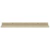 vidaXL Wall Shelves 2 pcs Sonoma Oak 60x9x3 cm