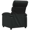 vidaXL Recliner Chair Black Faux Leather