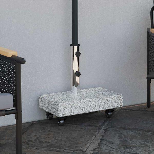 vidaXL Parasol Base Granite Rectangular 25 kg
