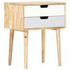 vidaXL Bedside Cabinet 47x35x59 cm Solid Mango Wood