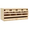 vidaXL Chicken Laying Nest 4 Compartments 106x40x45 cm Solid Pine Wood