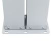 vidaXL Patio Retractable Double Side Awning 170x600 cm Anthracite