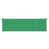 vidaXL Garden Bench Cushion Green 180x50x3 cm Oxford Fabric