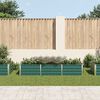vidaXL Garden Raised Bed Galvanised Steel 240x80x45 cm Green