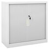 vidaXL Sliding Door Cabinet with Planter Box Grey 90x40x113 cm Steel