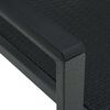 vidaXL 3 Piece Garden Dining Set Black