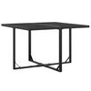 vidaXL 5 Piece Garden Dining Set Black Textilene