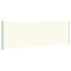 vidaXL Patio Retractable Side Awning 200x600 cm Cream