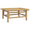 vidaXL 10 Piece Garden Lounge Set with Green Cushions Bamboo