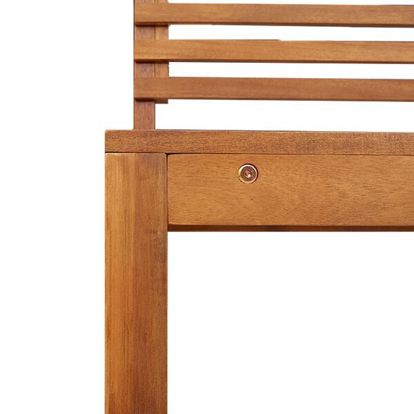 vidaXL 5-Piece Acacia Wood Garden Bench Set