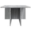 vidaXL Coffee Table Grey Sonoma 111.5x50x33 cm Engineered Wood