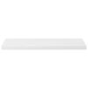 vidaXL Floating Wall Shelves 2 pcs High Gloss White 90x23.5x3.8 cm MDF