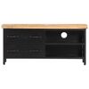 vidaXL TV Cabinet 90x30x41 cm Rough Mango Wood