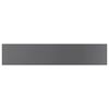 vidaXL Bookshelf Boards 4 pcs High Gloss Grey 100x20x1.5 cm Engineered Wood