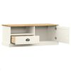 vidaXL TV Cabinet VIGO White 106x40x40 cm Solid Wood Pine