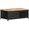vidaXL Coffee Table 90x50x37 cm Solid Rough Mango Wood