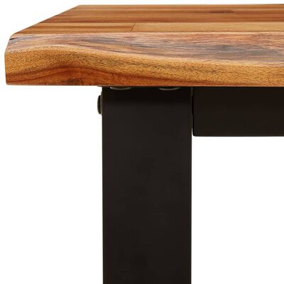 vidaXL Bench with Live Edge 110 cm Solid Wood Acacia