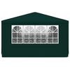 vidaXL Professional Party Tent with Side Walls 4x6 m Green 90 g/m?