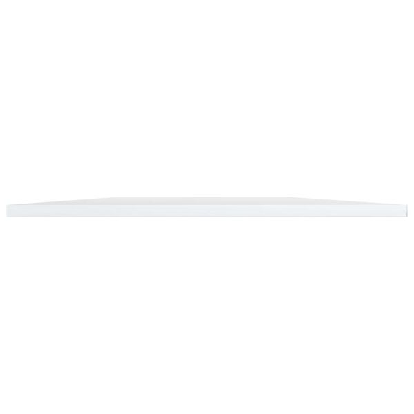 vidaXL Bookshelf Boards 4 pcs High Gloss White 80x50x1.5 cm Engineered Wood