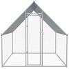 vidaXL Outdoor Chicken Cage 2x2x1.92 m Galvanised Steel