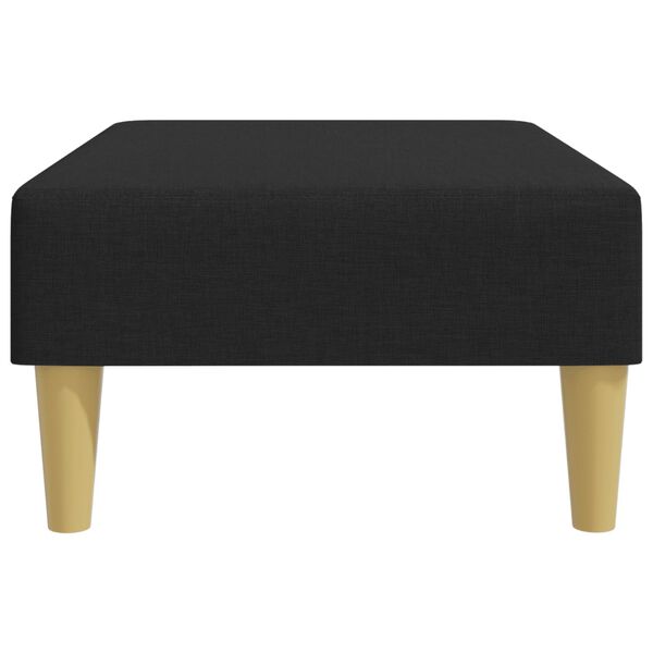 vidaXL Footstool Black 77x55x31 cm Fabric