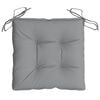 vidaXL Chair Cushions 4 pcs Grey 50x50x7 cm Oxford Fabric