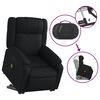 vidaXL Electric Stand up Massage Recliner Chair Black Faux Leather