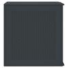 vidaXL Storage Box Anthracite 55 x 53 x 57 cm Polypropylene