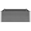 vidaXL Garden Raised Bed WPC 150x100x54 cm Grey