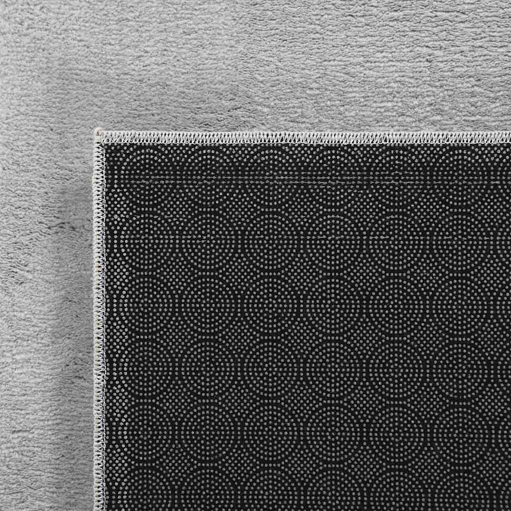 vidaXL Washable Rug Soft Shaggy Grey 160x230 cm Anti Slip