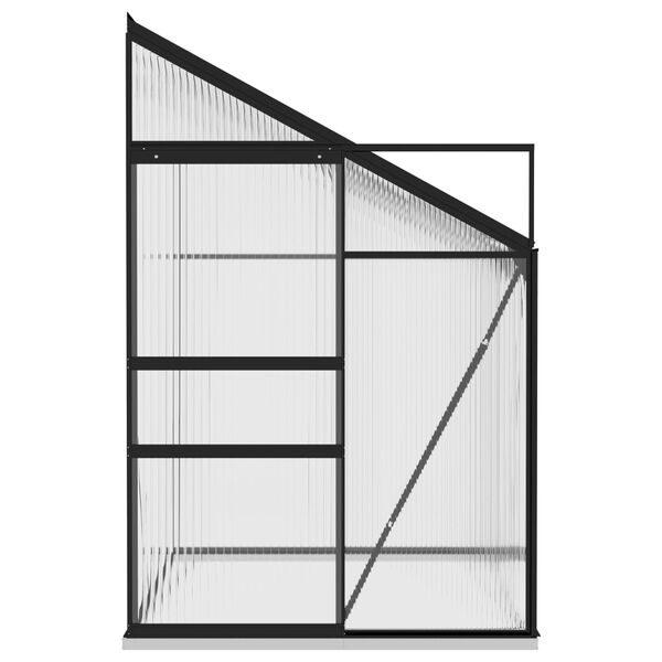 vidaXL Greenhouse Anthracite Aluminium 3.97 m³