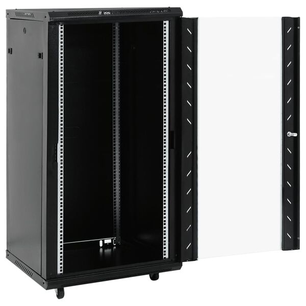 vidaXL 22U Network Cabinet with Swivel Feet 19" IP20 60x60x120 cm