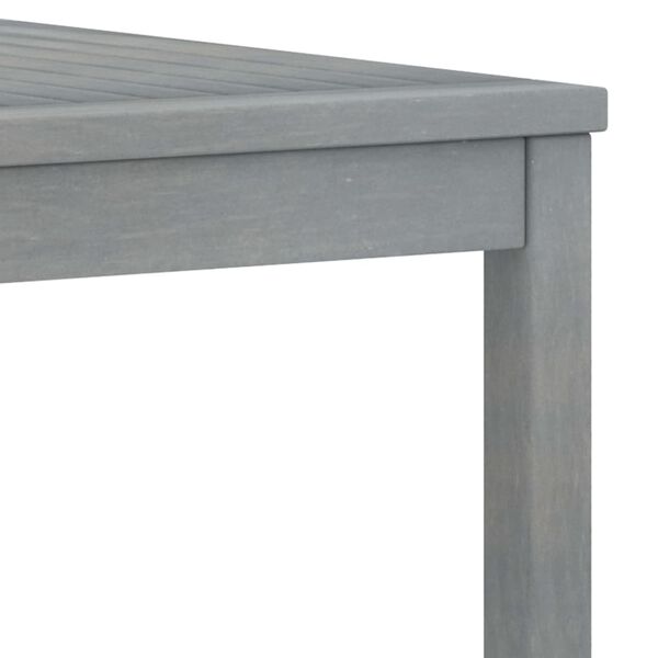 vidaXL Coffee Table 100x50x33 cm Grey Solid Acacia Wood