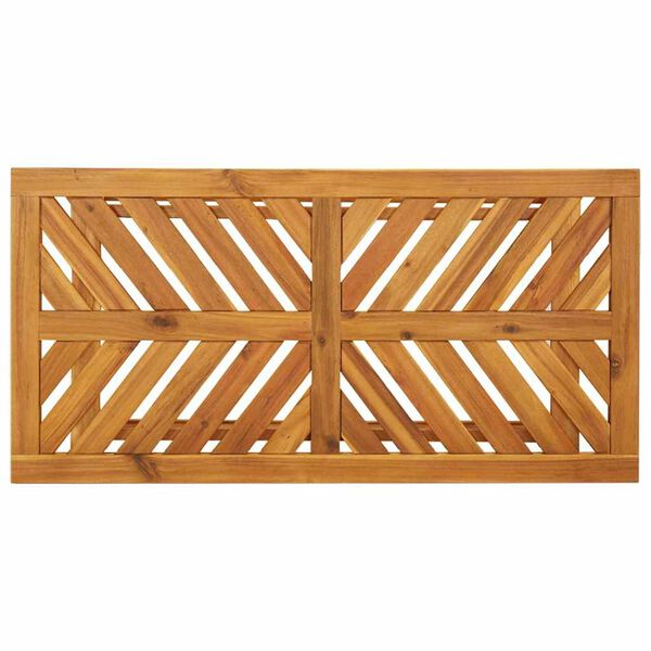 vidaXL Garden Lounge Set 2 pcs Brown Solid Acacia wood