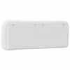 vidaXL Headboard Cushion "Hvar" White 137 cm Double Faux Leather