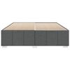vidaXL Bed Frame without Mattress Dark Grey California King Fabric