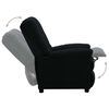 vidaXL Electric Recliner Chair Black Fabric