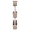 vidaXL Garden Planter 3 pcs 100 cm Taupe