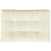 vidaXL Pallet Cushion Cream 120x80x12 cm Fabric