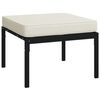 vidaXL 6 Piece Garden Lounge Set with Sand Cushions Steel