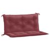 vidaXL Garden Bench Cushions 2 pcs Melange Wine Red 100x50x7 cm Fabric