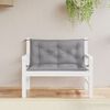 vidaXL Garden Bench Cushions 2pcs Grey 100x50x7 cm Oxford Fabric