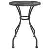 vidaXL 5 Piece Garden Dining Set Expanded Metal Mesh Anthracite