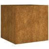 vidaXL Planter 40x41x40 cm Corten Steel