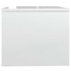 vidaXL Coffee Table High Gloss White 80x50x42.5 cm Engineered Wood