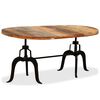 vidaXL Dining Table Solid Reclaimed Wood and Steel 180 cm