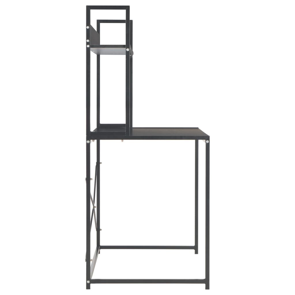 vidaXL Computer Desk Black 120x60x138 cm