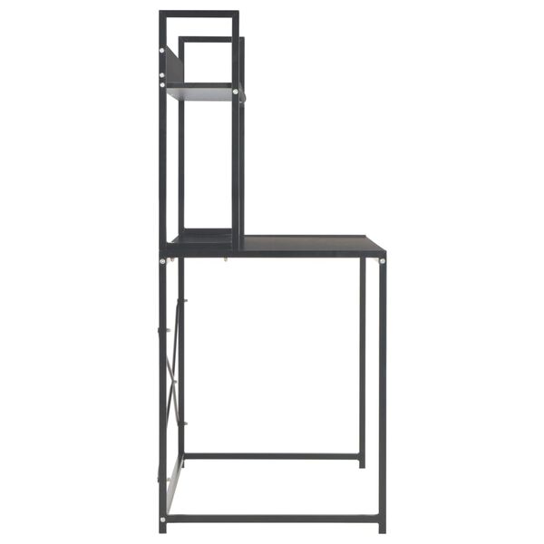 vidaXL Computer Desk Black 120x60x138 cm